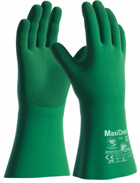Atg atg maxichem duga zelena rukavica 35 cm veličina 08 ( 76-830/08 )