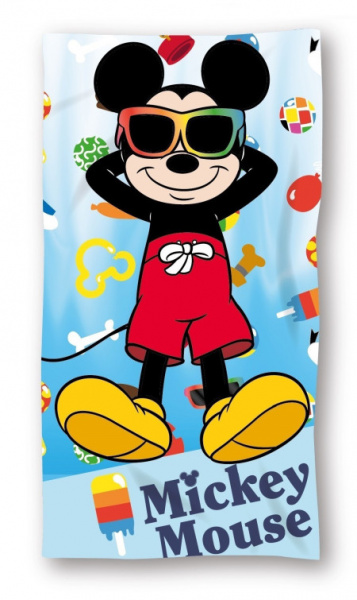 Baloo Dečiji Pamučni Peškir za plažu 70x140 cm Mickey Mouse Model 2 ( 9637 ) - Img 1