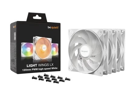 Be quiet BL125 Light Wings LX 120mm Triple-Pack White Case Cooler