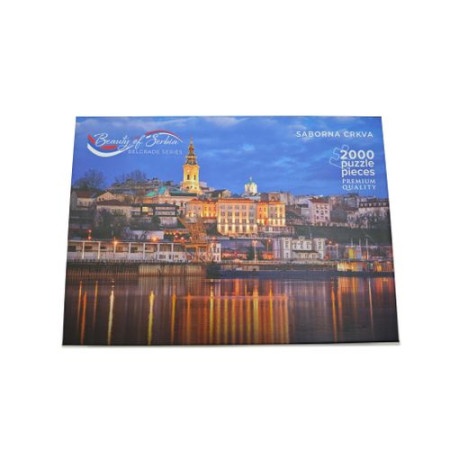 Beauty of serbia puzzle beauty of serbia puzzle- saborna crkva 2000 pcs ( 1006 )