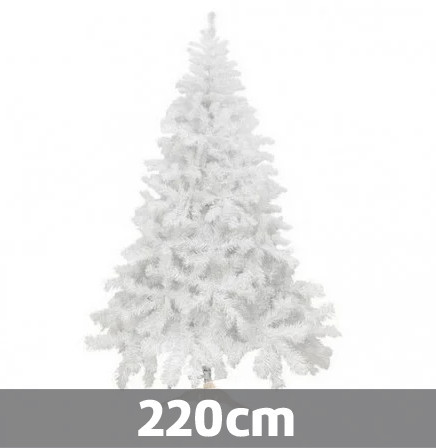 Bela novogodišnja jelka 220 cm - Img 1