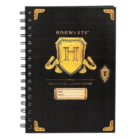 Blue Sky Harry Potter - A5 Wiro Notebook - Hogwarts Shield ( 060203 ) - Img 1