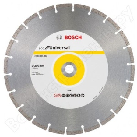 Bosch 2608615032 Dijamantska rezna ploča ECO For Universal 300x20x3.2x8 ( 2608615032 )