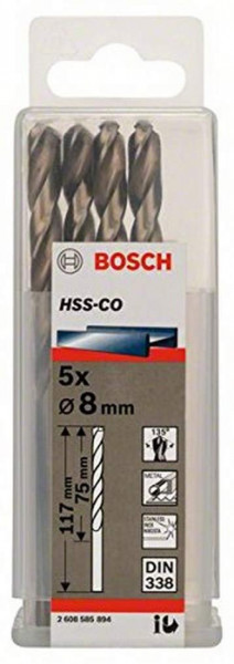 Bosch burgija za metal HSS-Co, din 338 8 mm, 1 komad ( 2608585894. )