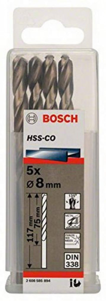 Bosch burgija za metal HSS-Co, din 338 8 mm, 1 komad ( 2608585894. ) - Img 1