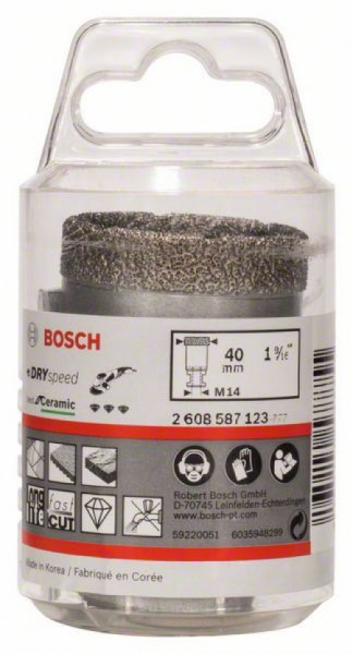 Bosch dijamantska burgija za suvo bušenje dry speed best for ceramic 40 x 35 mm ( 2608587123 )