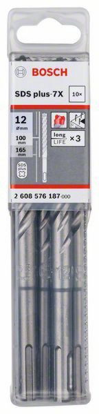 Bosch hamer burgija SDS plus-7X 12 x 100 x 165 mm, 1 komad ( 2608576187. )