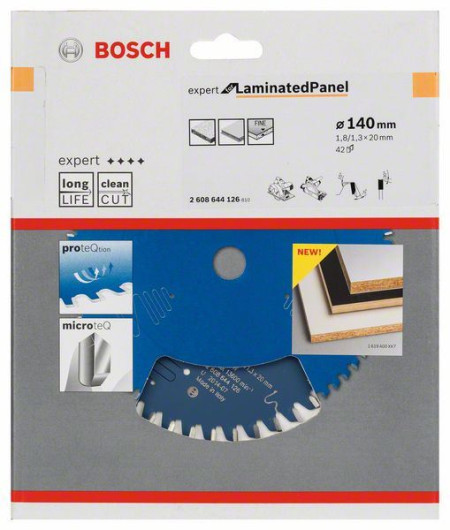 Bosch list kružne testere expert for laminated panel 140 x 20 x 1,8 mm, 42 ( 2608644126 )