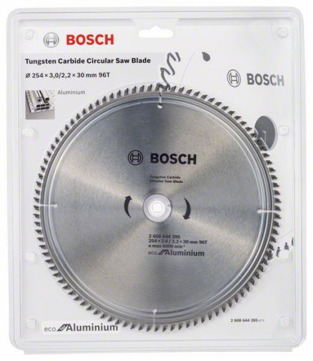 Bosch List kružne testere za aluminijum 254x3,0x30/96z Eco for Aluminium Bosch 2608644395, ?254x3,0x30/96z ( 2608644395 ) - Img 1