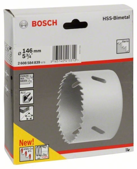 Bosch testera za otvore HSS-bimetal za standardne adaptere 146 mm, 5 3/4&quot; ( 2608584839 ) - Img 1