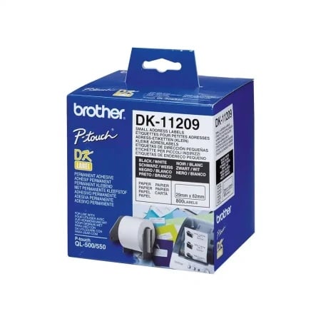 Brother 29x62/800 DK-11209 Nalepnica papirna