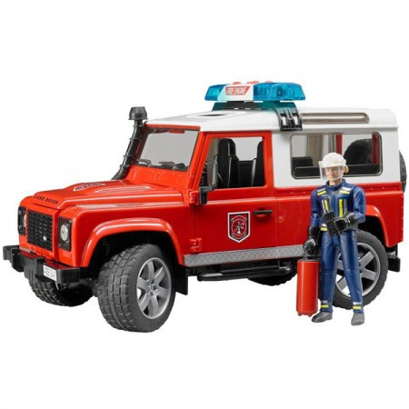 Bruder Džip Land rover vatrogasni sa vatrogascem ( 025960 )