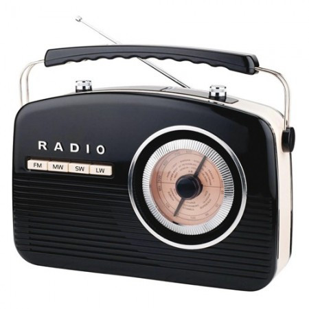 Camry CR1130 retro radio crna boja - Img 1