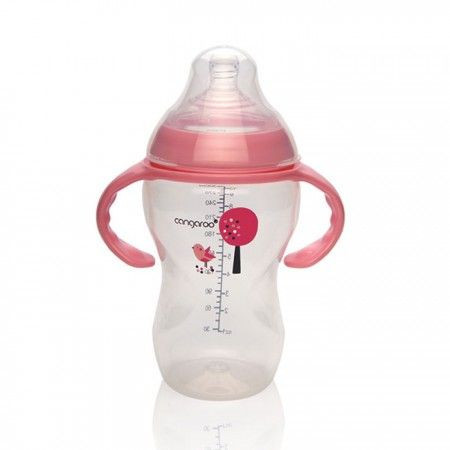 Cangaroo Pp baby flašica 300 ml tiki girl ( CAN300P ) - Img 1