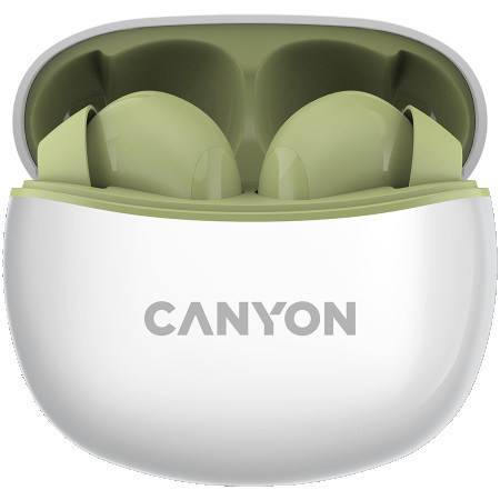 Canyon TWS-5 bluetooth headset, type-C, green ( CNS-TWS5GR )