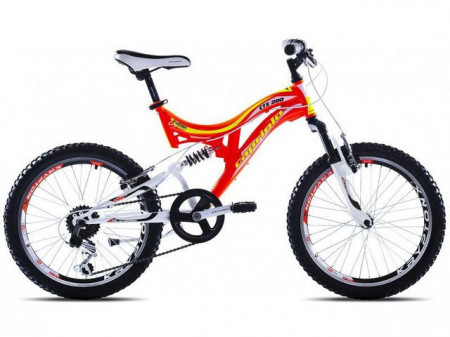 Capriolo CTX 200 bicikl 20&quot;/6 belo-oranž-žuti 13&quot; Ht ( 913330-13 ) - Img 1