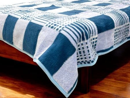 Ćebe Blue/White 200x200cm ( VLK000189-Blue/white )