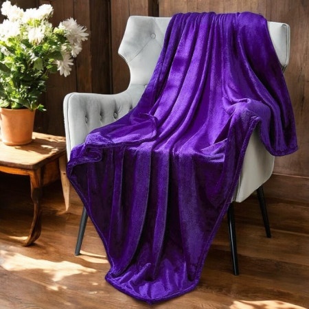 Ćebe Soft One 150x200cm Dark Purple ( VLK000382-purple )