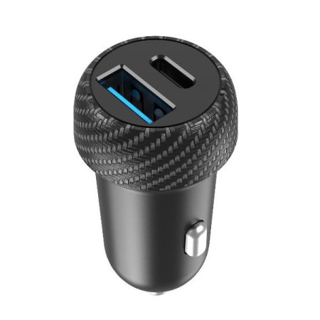 Celly auto punjač 45W sa USB-C i USB-A portovima ( CC1USBC1USBA45W )