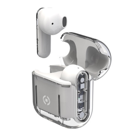 Celly true wireless bluetooth slušalice u beloj boji ( SHEERWH )