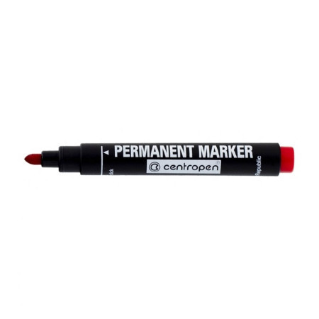 Centropen permanent marker 8566 2mm obli vrh crveni ( 3590 )