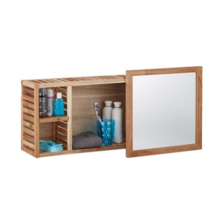 CH Home Zidna polica sa ogledalom Holly 800X170X300