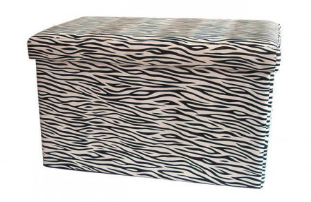 Childream Zebra tabure kutija 60cm x 37cm x 37cm ( 0181115 )