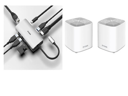 D-link USB-C HUB 8in 1 DUB-M810 + COVR-X1862 ( 0001327721 )