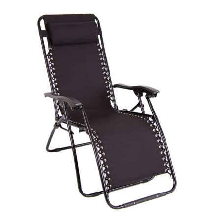 Dajar dj48067 stolica ležaljka relaks crna