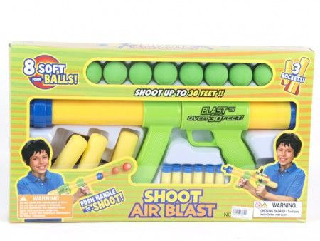 Dečija igračka puška sa mekim lopticama i mecima Air Blast 45x26x6cm ( 427337 )