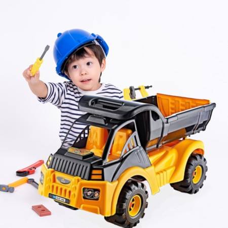Dečiji kamion sa setom alata 631 - žuta