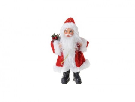Deco Santa, Deda Mraz, crvena, 18cm ( 740810 ) - Img 1