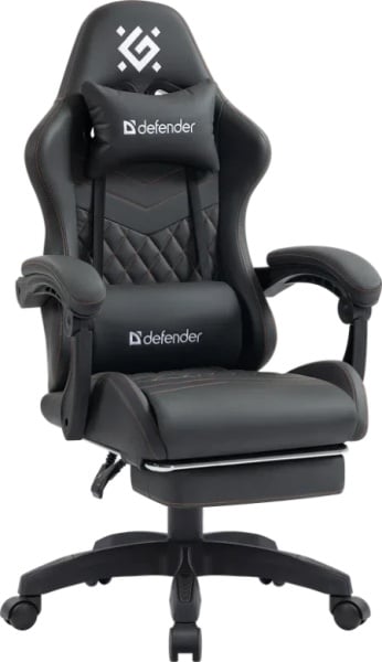 Defender Bora crna gaming stolica