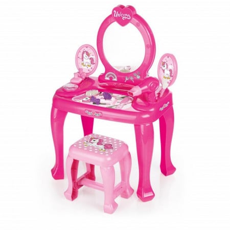 Dolu sto za šminkanje sa stolicom dečiji set ( 025616 )