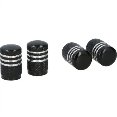 Dunlop Aluminijumske kapice za ventil blacksilver ( 58160 )