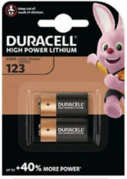 Duracell HPL 123, 3V, 140mAh, PAK2 CK, Litijum baterija 17x33,4mm