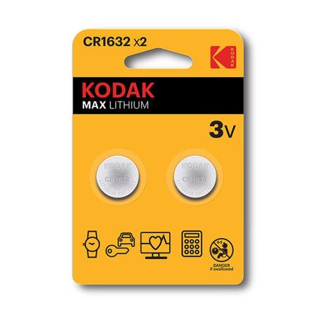 Eastman kodak company kodak max lithium baterija cr1632, 2 kom ( 30417700 )