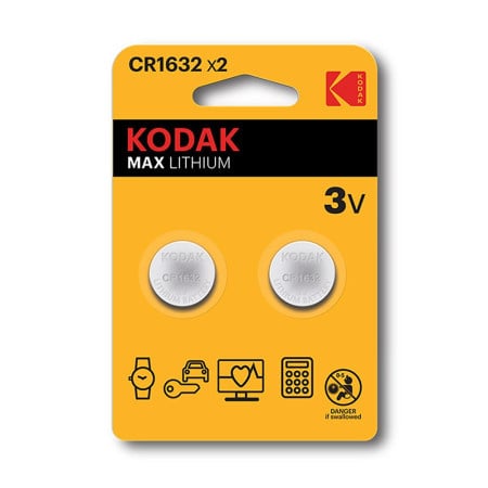 Eastman kodak company kodak max lithium baterija cr1632, 2 kom ( 30417700 )