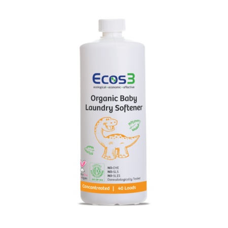 Ecos3 organski omekšivač za bebe 1l, 40 pranja ( A094110 )