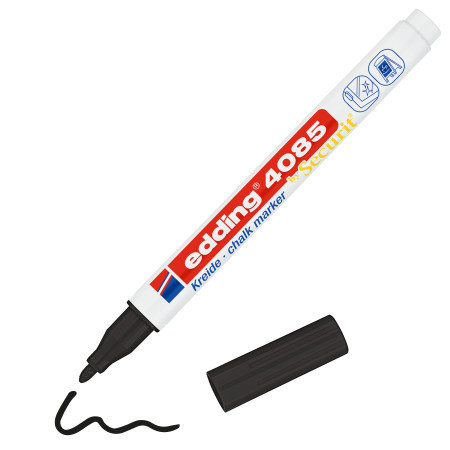 Edding marker za staklo chalk E-4085 1-2mm standard crna ( 08M4085SB )