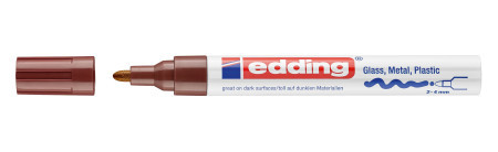 Edding paint marker E-750 2-4mm braon ( 12PM03K ) - Img 1