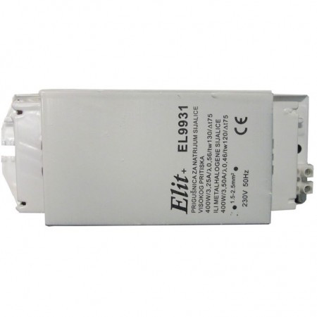 Elit+ elektromagnetna prigusnica za metalhalogene sijalice 400w/230v 50/60hz ( EL9931 )