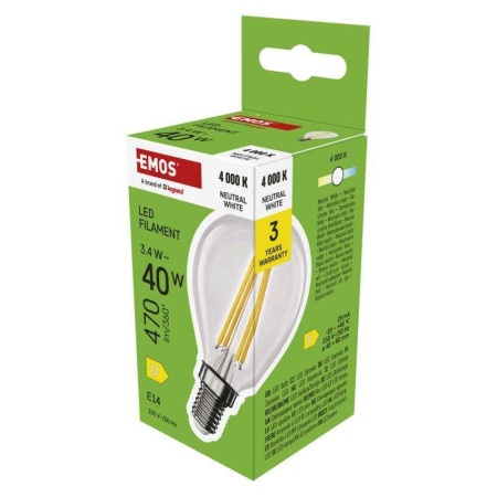 Emos zf1d23 sijalice Led sijalica filament mini globe 3,4w(40w) 470lm e14 nw ( 3447 )