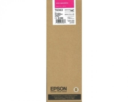 Epson T6363 UltraChrome HDR vivid magenta 700ml kertridž