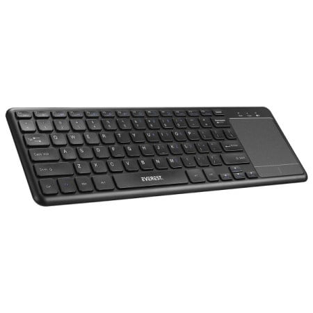 Everest EKW-155 TouchPad US crna Tastatura WiFi