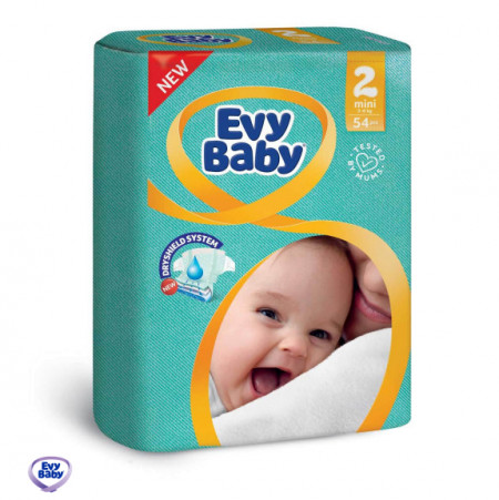 Evy baby pelene 2 mini 3-6kg 54kom ( A004736 )