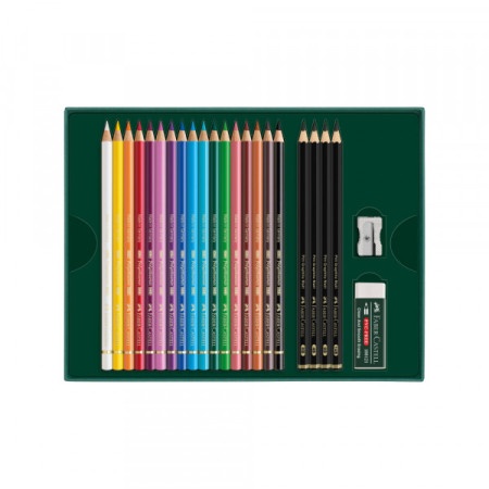 Faber Castell 210052 Drvene Bojice Polychromos 1/23 + pitt graph mat ( J387 )