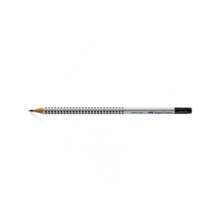 Faber Castell grafitna olovka grip B sa gumicom siva 1172017 ( 4696 )