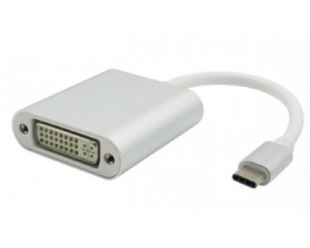 Fast asia adapter - konvertor USB 3.1 tip C (M) - DVI (F) srebrni - Img 1