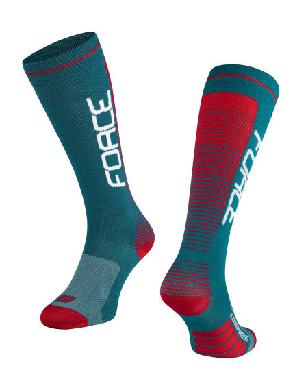 Force čarape compress, benzin plavo-crveni l-xl / 42-47 ( 9011914 )